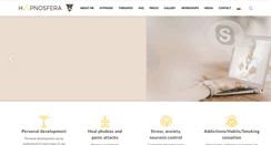 Desktop Screenshot of hipnosfera.com